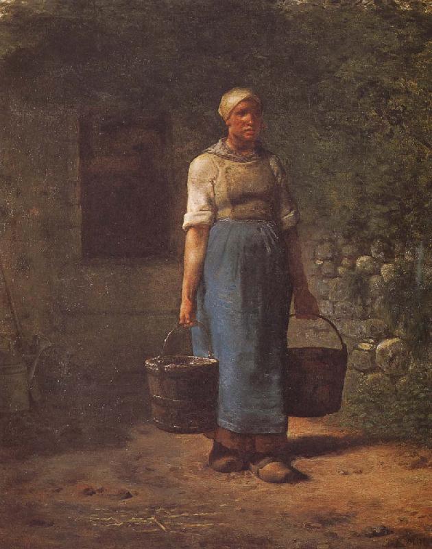 Jean Francois Millet Woman carry the water Sweden oil painting art